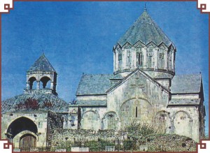 Монастырь Гандзасар, общий вид, XIII в., Карабах, Агдеренский район